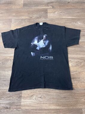 Rare Vintage NCIS Based On The TV Series 2009 Promo T Shirt 2000s Black /A406